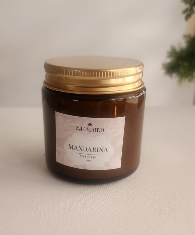 Vela tapa dorada pequeña