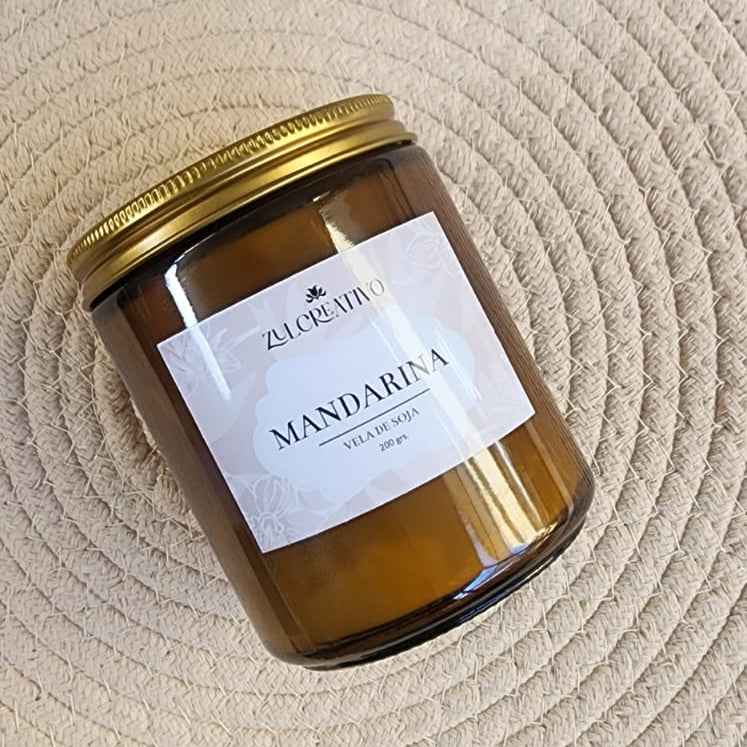 Vela Tapa Dorada 200g